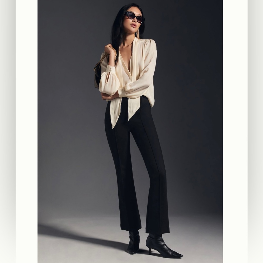 The Margot Kick-Flare Cropped Pants